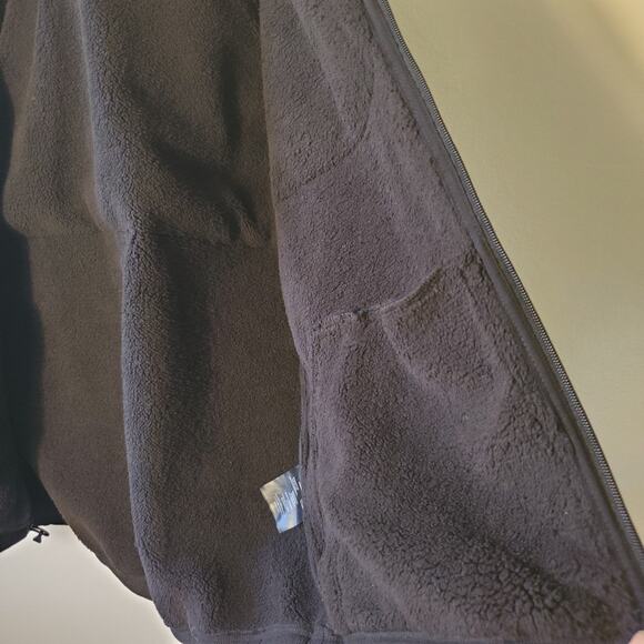 Volcom Full Zip Jacket Mens Size XL Black Fleece Lined Hooded Earth Tripper - Picture 8 of 15